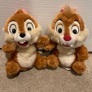 6” chip n dale Disney store chipmunks rescue rangers stuffed animals